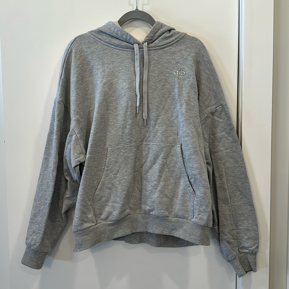 ALO - Accolade Hoodie - Athletic Heather Grey
